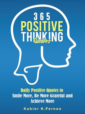 cover image of 365 Positive Thinking Quotes